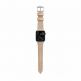 Nomad Strap Modern Slim Leather - кожена (естествена кожа) каишка за Apple Watch 38мм, 40мм (свeтлокафяв-сребрист) thumbnail 2