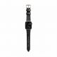 Nomad Strap Modern Slim Leather - кожена (естествена кожа) каишка за Apple Watch 38мм, 40мм (черен-златист) thumbnail 3