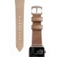 Nomad Strap Modern Slim Leather - кожена (естествена кожа) каишка за Apple Watch 38мм, 40мм (свeтлокафяв-златист) thumbnail 4