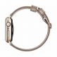 Nomad Strap Modern Slim Leather - кожена (естествена кожа) каишка за Apple Watch 38мм, 40мм (свeтлокафяв-златист) thumbnail 7