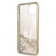 Guess Peony Liquid Glitter Case - дизайнерски кейс с висока защита за iPhone 11 Pro Max (златист) thumbnail 3
