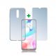 4smarts 360° Protection Set - тънък силиконов кейс и стъклено защитно покритие за дисплея на Xiaomi Redmi 8 (прозрачен) thumbnail