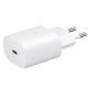 Samsung Power Delivery 3.0 25W Wall Charger EP-TA800EWE - захранване за ел. мрежа с технология за бързо зареждане с USB-C изход (бял) (bulk) thumbnail