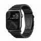 Nomad Strap Stainless Steel Band - титаниева каишка за Apple Watch 42мм, 44мм (черен) thumbnail