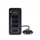 4smarts Mains Charging Station VoltPlug PPS Power Delivery & QC3.0 60W - захранване с 4хUSB изхода и USB-C изход (черен) thumbnail 2