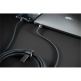 Nomad Kevlar USB-C to Lightning Cable - здрав кевларен кабел за устройства с Lightning порт (300 см) (черен) thumbnail 5