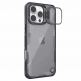 Хибриден удароустойчив кейс с MagSafe за iPhone 16 Pro Max - Nillkin Iceblade Prop Magnetic Hard Case (черен-прозрачен) thumbnail 3