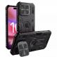 Хибриден удароустойчив кейс с пръстен против изпускане за iPhone 16 Pro Max - Nillkin Armor Prop Magnetic With Stand (черен) thumbnail