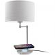 Macally Table LED Table Lamp - настолна LED лампа с Qi безжично зареждане х USB-A изход за зареждане на мобилни устройства thumbnail
