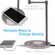 Macally Table LED Table Lamp - настолна LED лампа с Qi безжично зареждане х USB-A изход за зареждане на мобилни устройства thumbnail 6