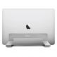 Macally Vertical Laptop Stand - вертикална стоманена поставка за MacBook и лаптопи (сребрист) thumbnail