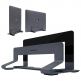 Macally Vertical Laptop Stand - вертикална стоманена поставка за MacBook и лаптопи (тъмносив)  thumbnail 2