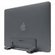 Macally Vertical Laptop Stand - вертикална стоманена поставка за MacBook и лаптопи (тъмносив)  thumbnail 3