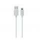 iLuv Premium Lightning Cable - USB кабел за iPhone 5, iPhone 5S, iPhone 5C, iPod Touch 5, iPod Nano 7, iPad 4 и iPad Mini, iPad Mini Retina (бял) thumbnail