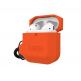 Urban Armor Gear Soft Touch Waterproof Silicone Hang Case - водо и удароустойчив силиконов калъф с карабинер за Apple Airpods (оранжев) thumbnail 7