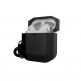 Urban Armor Gear Soft Touch Waterproof Silicone Hang Case - водо и удароустойчив силиконов калъф с карабинер за Apple Airpods (черен) thumbnail 5