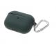 4smarts Silicone Case with Carabiner for Apple AirPods Pro - силиконов калъф с карабинер за Apple Airpods Pro (тъмнозелен) thumbnail