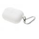 4smarts Silicone Case with Carabiner for Apple AirPods Pro - силиконов калъф с карабинер за Apple Airpods Pro (бял) thumbnail