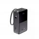 Външна батерия 10000 mAh с вграден USB-C кабел и 1xUSB-C, 1xUSB-A портове - Baseus EnerFill FC51 Bipow 2 Pro Digital Display Power Bank With USB-C Cable 22.5W 30000mAh (черен) thumbnail