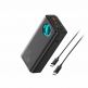 Външна батерия 26800 mAh с 4xUSB и 2xUSB-C изходи за зареждане на смартфони и таблети - Baseus Ambilight Power Bank 65W with Digital Display Quick Charge (черен) thumbnail 2