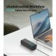 Външна батерия 26800 mAh с 4xUSB и 2xUSB-C изходи за зареждане на смартфони и таблети - Baseus Ambilight Power Bank 65W with Digital Display Quick Charge (черен) thumbnail 5