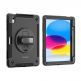 Удароустойчив калъф за iPad 10 (2022), iPad 11 (2025) - 4smarts Rugged Tablet Case Grip (черен) thumbnail