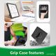 Удароустойчив калъф за iPad 10 (2022), iPad 11 (2025) - 4smarts Rugged Tablet Case Grip (черен) thumbnail 5