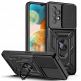 Хибриден удароустойчив кейс с пръстен против изпускане за Samsung Galaxy A23 5G - Tech-Protect CamShield Pro Hard Case (черен) thumbnail