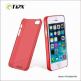 Tipx Crystal Case - поликарбонатов кейс и покритие за дисплея за iPhone 5S, iPhone 5 (червен-прозрачен) thumbnail