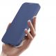 Удароустойчив хибриден кожен кейс с отделение за карти и MagSafe за iPhone 15 Pro Max - Dux Ducis Skin X Pro Magnetic Wallet Case (син-прозрачен) thumbnail 6
