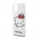 Дизайнерски силиконов кейс за iPhone 15 - Hello Kitty IML Head Logo Case (бял) thumbnail 5
