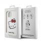 Дизайнерски силиконов кейс за iPhone 15 - Hello Kitty IML Head Logo Case (бял) thumbnail 7