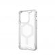 Удароустойчив хибриден кейс за iPhone 15 Pro - Urban Armor Gear Plyo MagSafe Case (прозрачен-бял) thumbnail 13