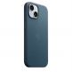 Оригинален текстилен кейс с MagSafe за iPhone 15 Plus (син)  - Apple iPhone FineWoven Case with MagSafe thumbnail 7
