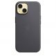 Оригинален текстилен кейс с MagSafe за iPhone 15 Plus (черен)  - Apple iPhone FineWoven Case with MagSafe thumbnail