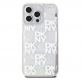 Дизайнерски кейс с висока защита за iPhone 15 Pro Max - DKNY Liquid Glitter Checkered Pattern Case (прозрачен) thumbnail 2
