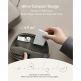 Преносима тройна поставка (пад) за безжично зареждане за iPhone с MagSafe, Apple Watch, AirPods и Qi съвместими мобилни устройства - Anker MagGo 3-in-1 MagSafe Qi2 Pocket Charger (бял) thumbnail 3