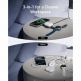 Преносима тройна поставка (пад) за безжично зареждане за iPhone с MagSafe, Apple Watch, AirPods и Qi съвместими мобилни устройства - Anker MagGo 3-in-1 MagSafe Qi2 Foldable Pad (черен) thumbnail 8