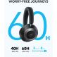 Безжични слушалки с активна изолация на околния шум - Anker Soundcore Space One Pro Adaptive Active Noise Cancelling Headphones (черен) thumbnail 7