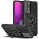 Хибриден удароустойчив кейс с пръстен против изпускане за Samsung Galaxy A33 5G - Techsuit CamShield Case (черен) thumbnail