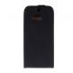 Leather Flip Case - вертикален кожен калъф с закопчалка за HTC ONE 2 M8 (черен) thumbnail 3