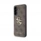 Дизайнерски кожен кейс за Samsung Galaxy A36 - Guess PU 4G Metal Logo Leather Hard Case (кафяв) thumbnail
