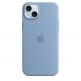 Оригинален силиконов кейс за iPhone 15 Plus с MagSafe (син)  - Apple iPhone Silicone Case with MagSafe thumbnail