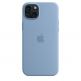 Оригинален силиконов кейс за iPhone 15 Plus с MagSafe (син)  - Apple iPhone Silicone Case with MagSafe thumbnail 5