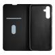  Кожен калъф, тип портфейл с поставка и отделение за кр. карти за Samsung Galaxy A15, Galaxy A15 5G - OBALME SmoothTouch Leather Flip Case (черен) thumbnail 2