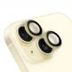 Предпазни стъклени лещи за камерата на iPhone 15, iPhone 15 Plus - OBALME Tempered Glass Camera Lens Protector (жълт) thumbnail