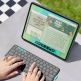 Безжична клавиатура, кейс и поставка за iPad Pro 11 (2025), iPad Pro 11 (2024), iPad Air 11 (2025), iPad Air 11 (2024), iPad Air 5 - Logitech Flip Folio Keyboard Case US (тъмносив) thumbnail 8