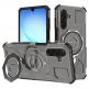 Хибриден удароустойчив кейс с вградена поставка за Samsung Galaxy A17 5G, Galaxy A17 4G - Techsuit Carbon Shield Pro Hybrid Case (тъмносив-черен) thumbnail