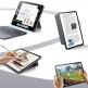  Полиуретанов калъф с отделяща клавиатура и поставка за iPad Pro 11 (2025), iPad Pro 11 (2024) - ESR Shift Magnetic Hybrid Keyboard Case (тъмносив) thumbnail 8
