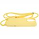 Силиконов (TPU) калъф с връзка за носене за iPhone 15 Pro - Mobile Origin Lanyard Silicone Case (жълт) thumbnail 3